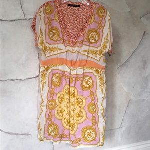 Zara Easter Silk Chain Fish Dress